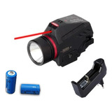 Mira Laser E Lanterna  Compacta P/ Airsoft Pistola Paintball