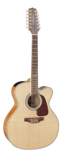 Guitarra Acústica Takamine Gj72ce-12 Para Diestros Natural Brillante