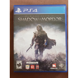 Juego  Play Station 4 Ps4  Middle Earth Shadow Of Mordo