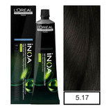 Tintura Permanente Sin Amoníaco Loreal Inoa 5.17