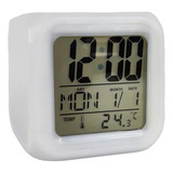 Reloj Despertador Digital Mesa Indicador Temperatura Fecha