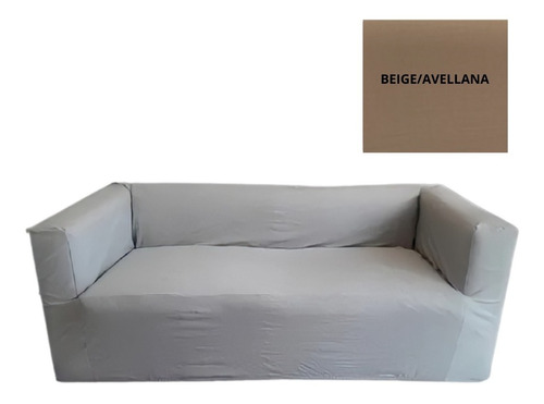 Funda Sillón Mónaco Elastizada  Cubo - 3 Cuerpos  (1,90 Mtr)