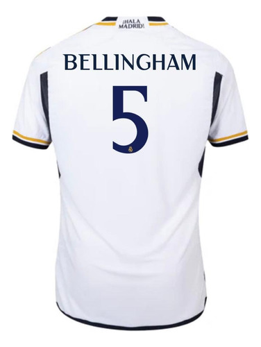 Jersey Real Madrid Bellingham #5 Local Jugador 2023-2024
