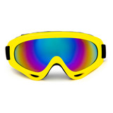 Óculos Airsoft Tático Proteção Paintball Ciclismo Bike Esqui Cor Amarelo