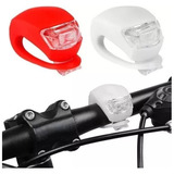 Kit Luces Bicicleta Led Blanca + Roja Pilas Silicona Mencho