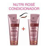 Kit C 2: Condicionador Eudora Siàge Nutri Rosé 250ml Cada