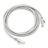 Cable Patch Utp Cat5 2 Mts. Blanco, Conector Rj45en Extremos