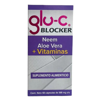Gluco Blocker Regulador De Glucosa 60 Caps Ahora Glu-C Blocker | Envío gratis
