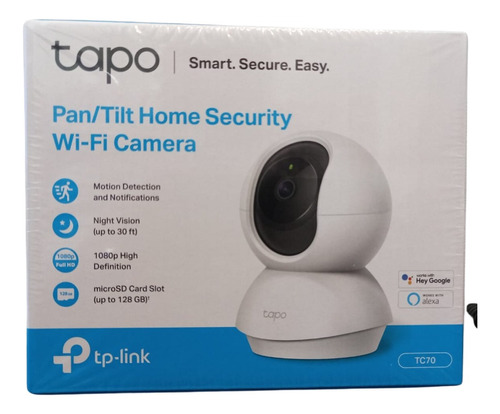 Cámara Wi-fi Rotatoriade Seguridad Doméstica Tapo Smart Tc70