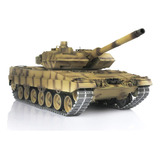 Personalizado 1/16 Full Metal Leopard2a6 Rc Tanque Amarillo 
