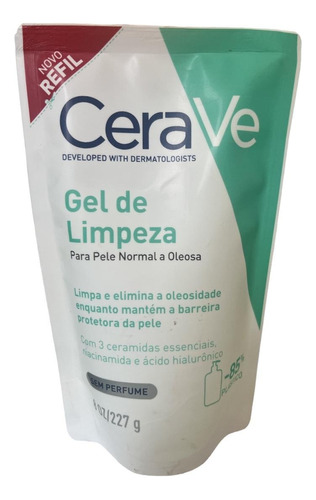 Gel De Limpeza Facial Cerave Refil 227g