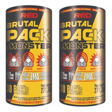 2x Brutal Pack 30 Paks Red Força Massa Anabolismo Animal