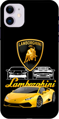 Funda Celular Auto Coche Lamborghini Huracan Amarillo