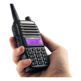 Kit 2 Walkie Talkie Radio De Largo Alcance 8w Baofeng Uv-8