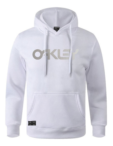 Casaco De Frio Moletom Oakley Tecido Premium Blusa Estampada