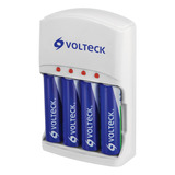 Cargador De Baterías Aa, Aaa Volteck Incluye 4 Pilas 46045