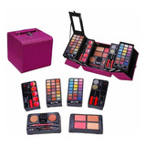 Maquillaje Valija Cofre Con Maquillaje 2en1 Set D Maquillaje