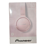 Fone Pioneer S3 - Bluetooth Cor Rosa-claro Luz Rosa-claro