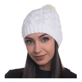 Kit 05 Uni. Touca Gorro Beanie Boina Pompom Promoção Atacado