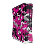 Funda Wraptorcamo Digital Camo Hot Pink Para Xbox 360 Slim