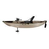 Kayak Para Pesca Con Motor 24lb + Remo 2.9m Laguna Rio Fox Color Beige