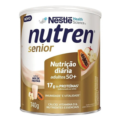 Nutren Senior 740g - Suplemento Em Pó - Nestlé Sabor Mix De Frutas | Frete grátis