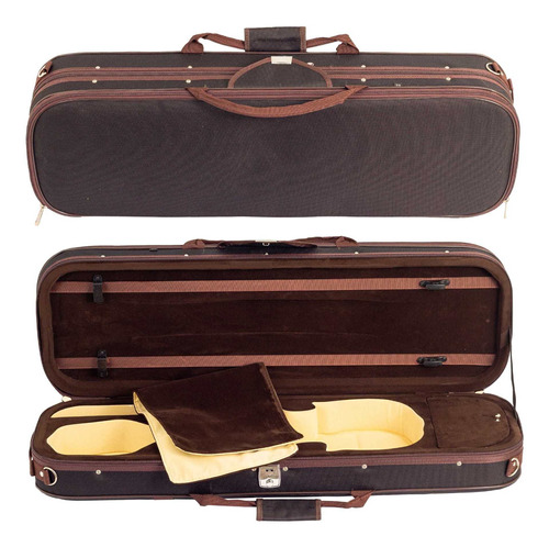 Estojo Case Violino Di Pietro Brown Luxe Vlc01