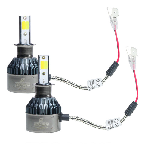 Par Lâmpada Super Led 2d Dual Color H3 3000k 6000k 4800lm