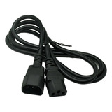 Extension Cable De Poder 1.5 Metros Macho Hembra C13 A C14 