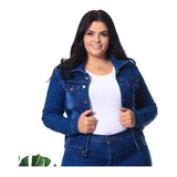 Jaqueta Jeans Com Lycra Plus Size Para Gordinhas Estilosas