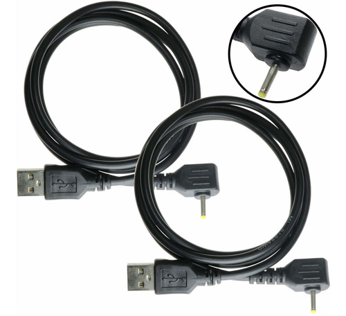 Totot 2 Pack Usb A Ángulo Recto 0.098x0.028 in Plug 5v 3a Dc