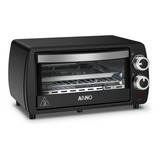 Forno De Bancada Elétrico Arno Turbo Quartzo 10l 10l Preto 127v