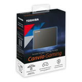 Disco Duro Externo Toshiba 2tb Serie Canvio Gaming Negro 