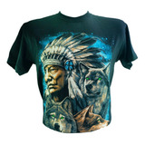 Camisetas De Animales (lobos Con Indígena)