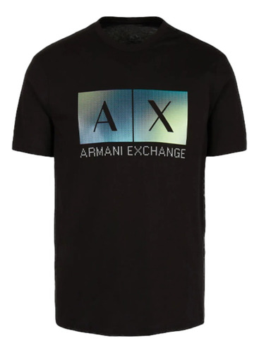 Camiseta Armani Exchange Logo Multicolor Original