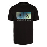 Camiseta Armani Exchange Logo Multicolor Masculina