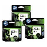 Cartuchos Hp 664xl 664 Xl Preto Originais Genuínos E Lacrado