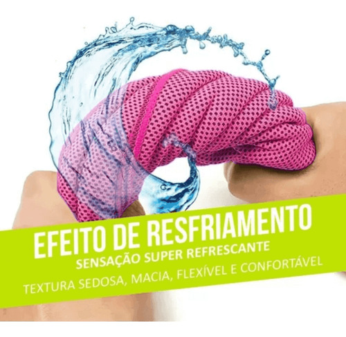 2 Toalhas Rosto Microfibra Refrescante Fitness Seca Rápido Cor Cinza