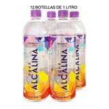 Agua Alcalina 12 Botellas De 1 Litro C/u Con Ph 8.5