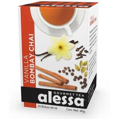 Té Bombay Chai Vainilla Alessa Saquitos 20 Sobres | MercadoLibre