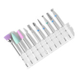 Kit 10 Brocas Diamantadas Russa Manicure Unha Profissional