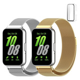 2 Pulseras Milanesas De Acero + Funda Funda For Samsung