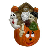 Decoración Colgante Calabaza Halloween Para Pared 29 Cm