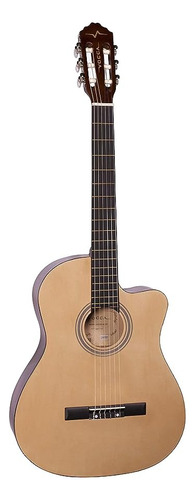 Violão Acustico Iniciante Barato Cutway Natural 6 Cordas Aço