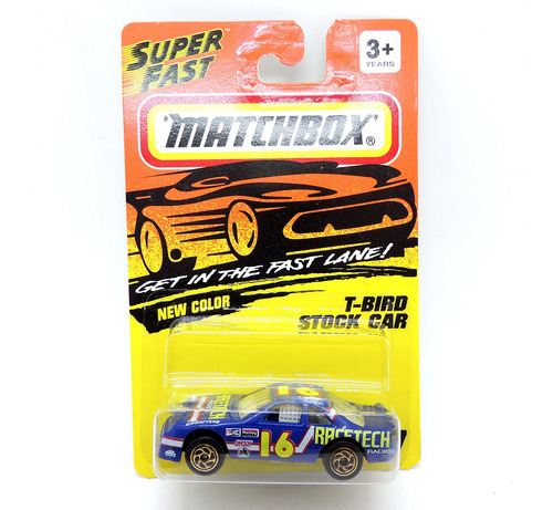 Matchbox T-bird Stock Car 1/64 #7 Super Fast Tyco  6 Madtoyz