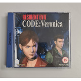 Jogo Resident Evil Code Veronica Dreamcast Original Europeu