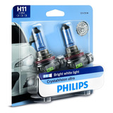 Philips 12362cvb2 H11 Crystalvision Ultra Mejorado Y Brillan