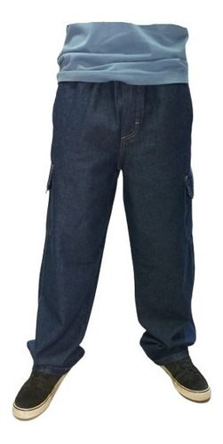 Calça Cargo Jeans Plus Size Original Dazz Ling Elastico