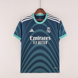 Playera Jersey Deportiva De Real Madrid Visita 2021