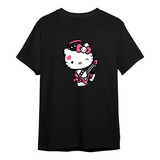 Camisa Camiseta Hello Kitty Musica Roqueira Ref837